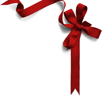 Free Ribbon Png Download Clip Art - Christmas Ribbon Red Png